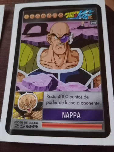 Carta Dragon Ball Sd,nappa 1408