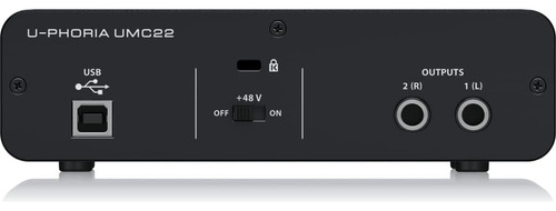 Interface De Audio Behringer U-phoria Umc22