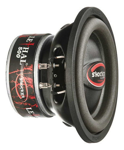 Alto Falante Lethal 500 8 Pol 4 Ohms 500w Shocker Cor Preto