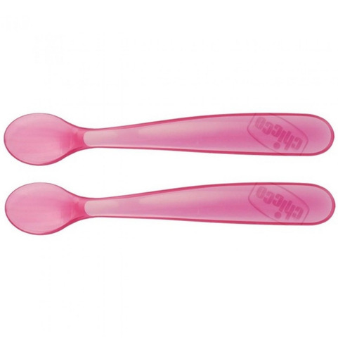 Imagen 2 de 6 de Chicco Softly Spoon 2 Cucharas Flexibles 6m Verde Maternelle