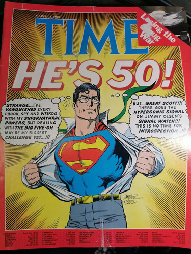 Revista Time Life Superman 50 Años Año 1988