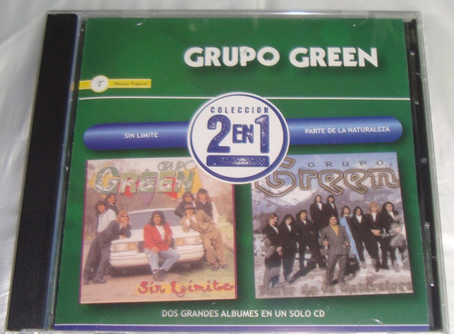 Grupo Green Sin Limite 2 Albumes En 1 Cd Sellado / Kktus