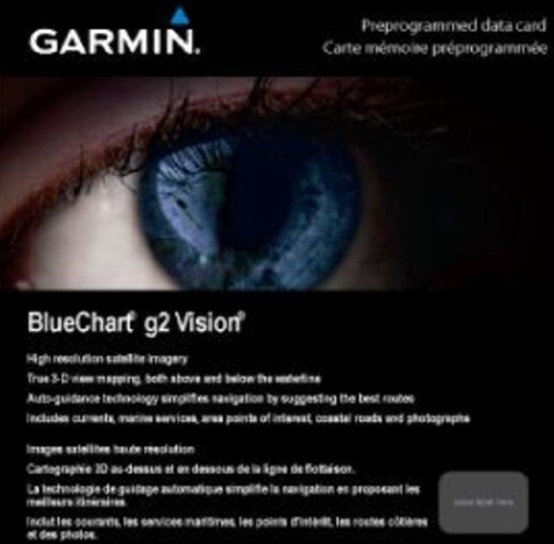 Imagem 2 de 7 de Carta Nautica Bluechart G2 Vision Digital 3d Garmin Brasil !
