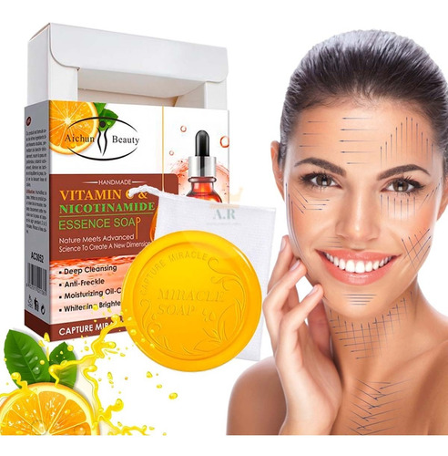 Jabón Limpiador Facial Vitamina C & Nicotinamida