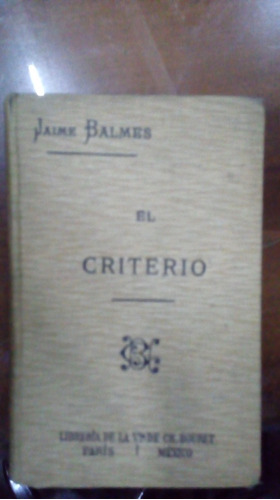 Libro El Criterio