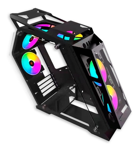 Gabinete Gamer Matx Lateral Vidro Temperado Usb 3.0 Preto