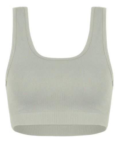 Top Sin Mangas Mujer Seamless Mind Sportfitness Perla