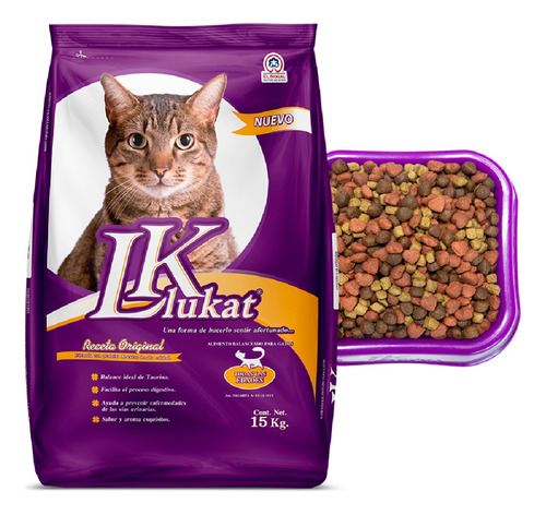 Lukat Alimento Para Gato Adulto 15 Kg 