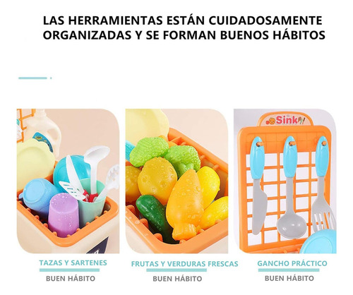 Cx Cocina De Juguete Para Niños Juego Fregadero De Cocina