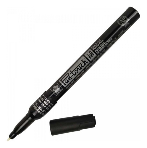 Rotulador artístico permanente negro Pen Touch, color negro, color Sakura