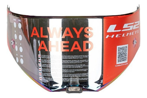 Mica For Espejo Casco Ls2-ff390, Certificacion Dot/ece