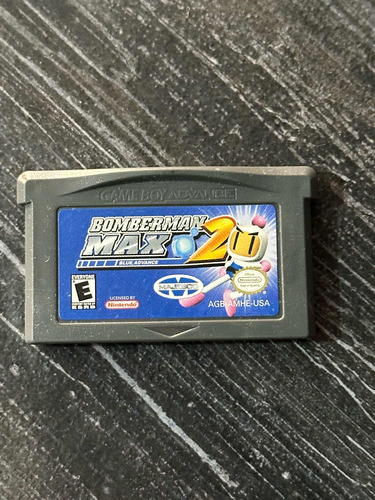 Bomberman Max 2 Game Boy Advance Blue Nintendo Original