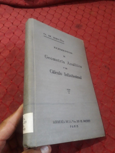 Libro Elementos De Geometría Analítica Y Calculo Bruño