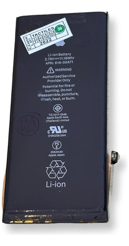 Batería Pila Para La Marca Lphone Xr X R Full Calidad