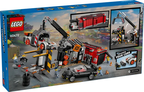 Kit de construção Lego City Car Scrapping 60472