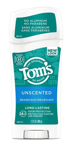 Toms Of Maine Desodorante Unscented 64g