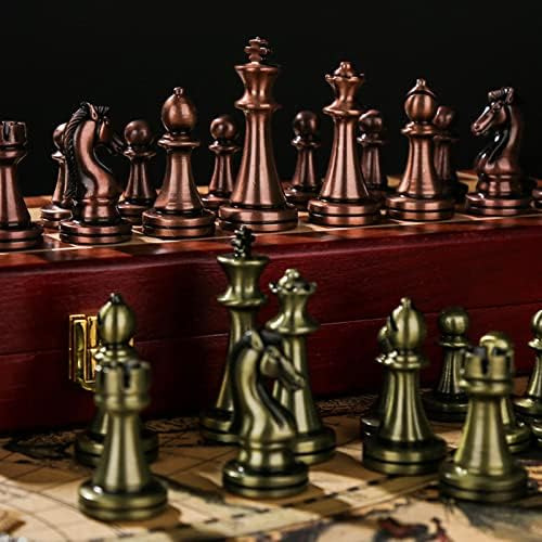 Juego De Ajedrez 12 Pulgadas Con Tablero De Ajedrez De Mader