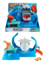 Comprar Pista De Autos Hot Wheels City  Tiburon Auto  Cambia De Colo