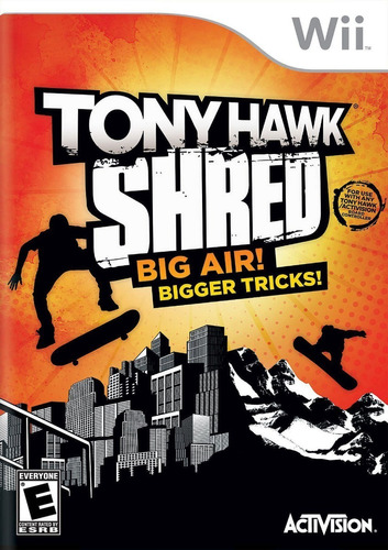 Jogo Tony Hawk Shred Nintendo Wii Original Game Sem Skate