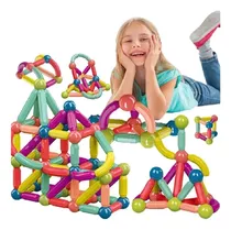 Comprar Juego De Bloques Magnéticos De Construcción De 64 Piezas