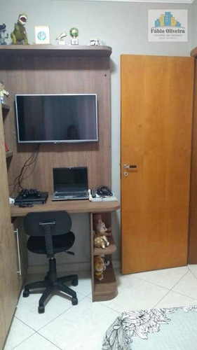 Imagem 23 de 24 de Cobertura Com 2 Dormitórios À Venda, 50 M² Por R$ 325.000,00 - Vila Helena - Santo André/sp - Co0162