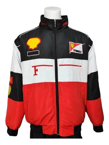 Chaqueta Vintage Ferrari Otoño Moto Racing