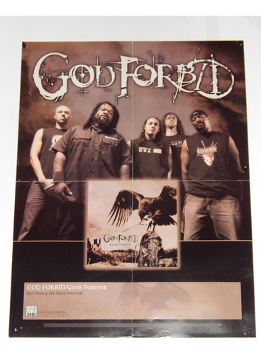 God Forbid Poster Original Importado Shadows Korn Dist1