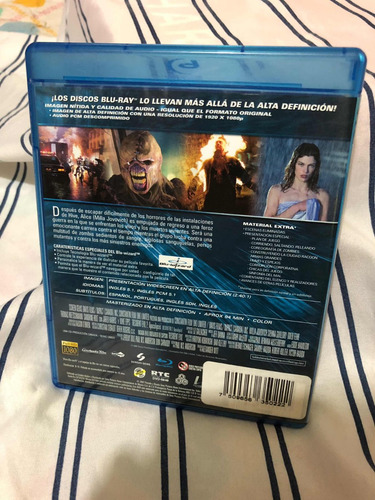 Imagen 3 de 3 de Resident Evil 2 Apocalipsis Blu Ray Terror Ver Reputación