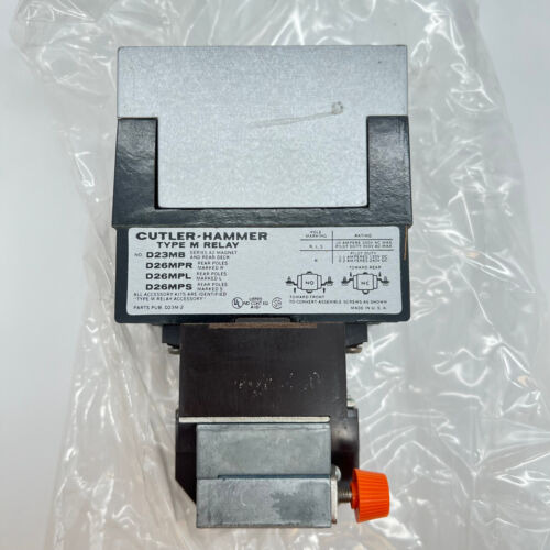 Cutler-hammer D23mr005a 300v Coil 120v 60 Hz Type M Rela Aah