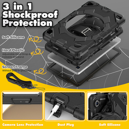 Funda Protectora Para Tableta Para Samsung Galaxy Tab A9 De 8,7 Pulgadas, X110 X115, Funda Con Soporte Atril