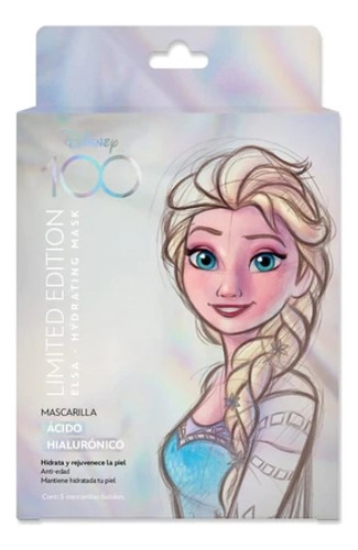 Disney 100 Set Mascarillas Faciales Antioxidantes Elsa