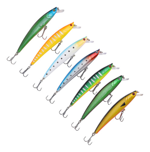 Juego De Cebos De Pesca, 7 Unidades, Señuelo Flotante Para S