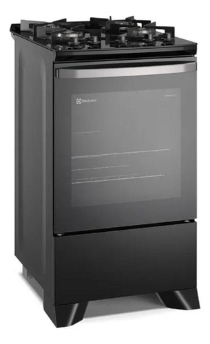 Fogão Electrolux 4 Bocas Experience Preto Bivolt C/vaporbake