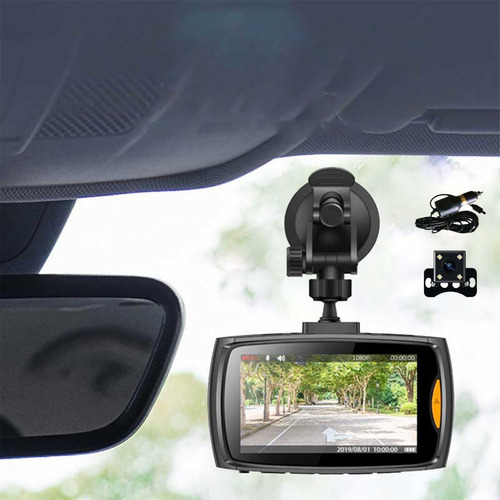 G30 Camara Tablero Dual Frontal Trasera 720p Para Automovil