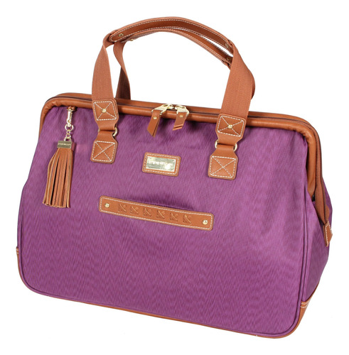 Bolso Steve Madden Global Wire Frame, Color Morado