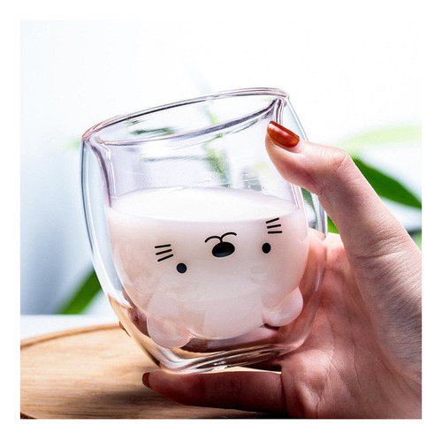 Vasos Doble Capa Con 4 Lindas Piezas Animales