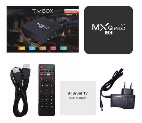Smart Tv Box Android G96 4k Color Negro