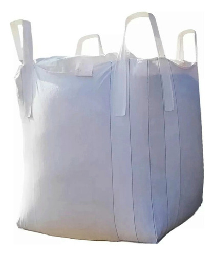 Paquete De 5 Super Sacos, Barcinas De 1 Tonelada Nuevos Blanco