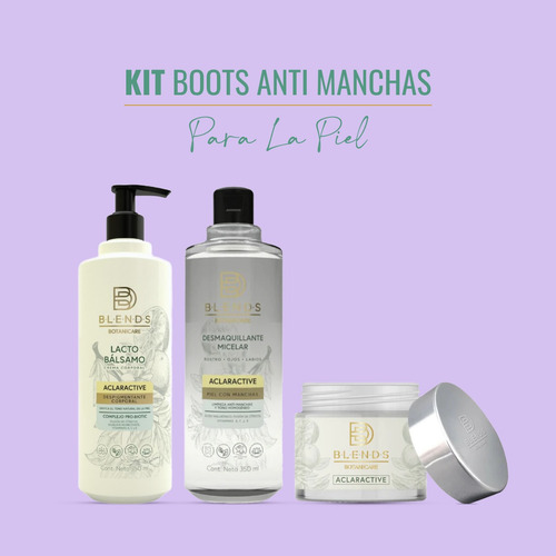 Kit Boost Aclarante Para La Piel Blends Botanicare Tipo De Piel Todo Tipo De Piel