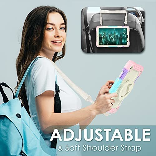 Para Galaxy Tab A7 Lite Estuche Proteccion Contra Caida