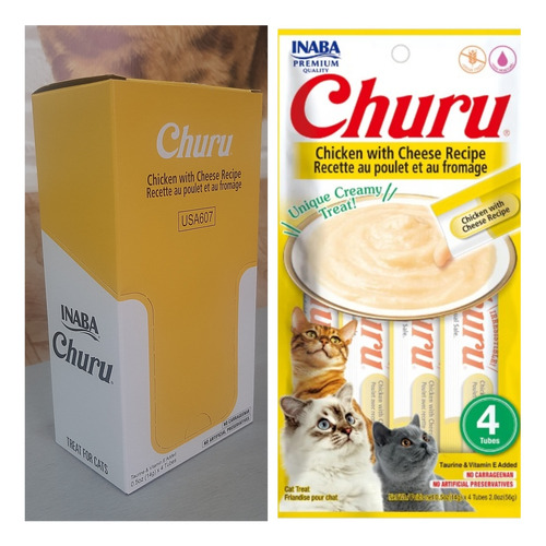 Caja X 24 Cat Snack Churu Pollo - Unidad a $90000