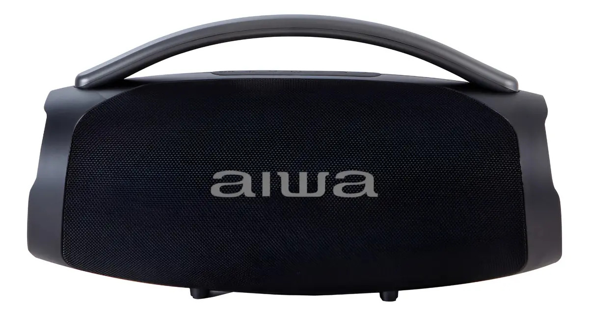 Bocina Bluetooth Boombox Aiwa 70w Funcion Tws Aw-b403 Negro