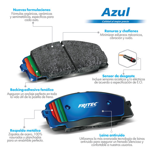 Balatas Traseras Armada 2015 5.6l Fritec Nissan