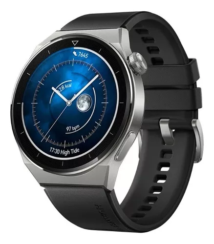 Smartwatch Huawei Watch Gt 3 Pro Pantalla 1.43 Pulgadas Color de la caja  Negro Color de la correa Negro Color del bisel Negro
