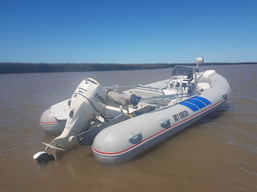 Imagen 4 de 15 de Semirrígido Bahamas 5.1 Evinrude Etec 90 Hp . Impec.