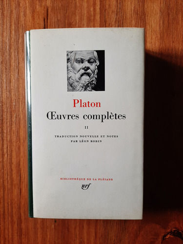 Platon Oeuvres Completes 2 - En Franes C/estuche. Gallimard