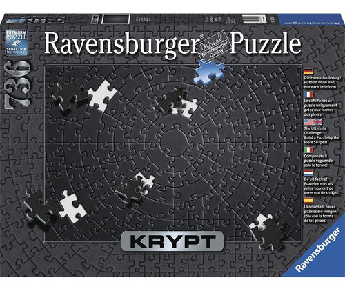 Quebra-cabeça Ravensburger Krypt All Black 736 peças 14