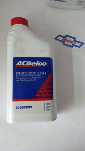 Aceite De Diferencial 85w 140 1litro (4unidades)