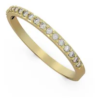 Comprar 2 Aneis Aparadores Meia Aliança Ouro 18k A1