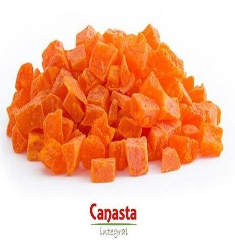 1/2 Kg Papaya Deshidratada En Cubo  Premium